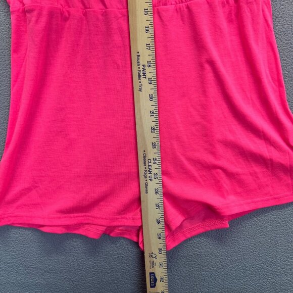 Pink Romper Romper Shorts 1 Piece Outfit Women's Size XXL,Resorts,Beach,Casual - Picture 5 of 9
